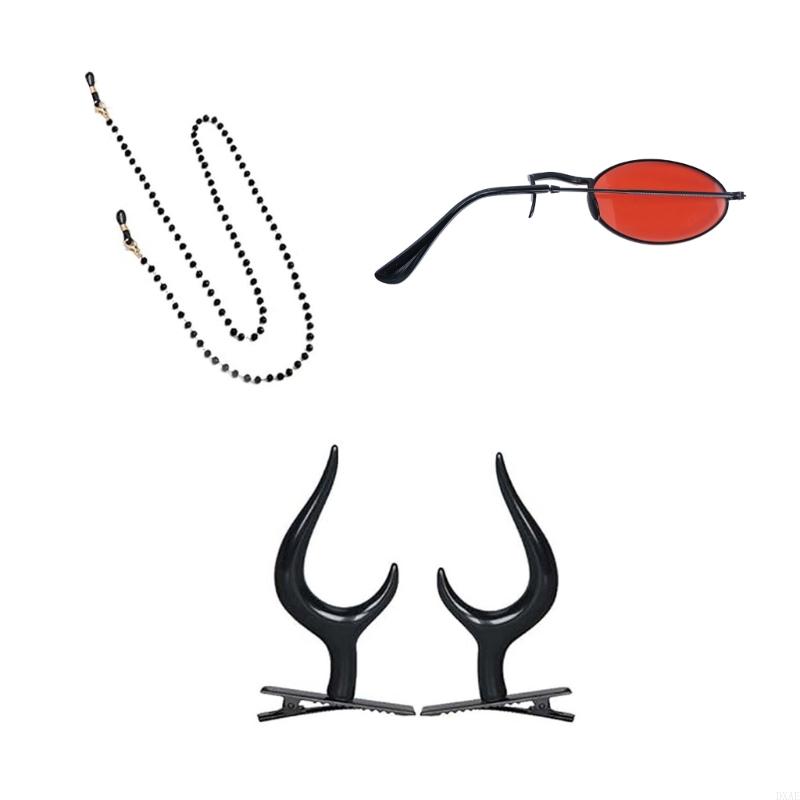 Sunglass Retainer Cord - DXAE Monoküler Gözlük Zinciri Şeytan Boynuzları