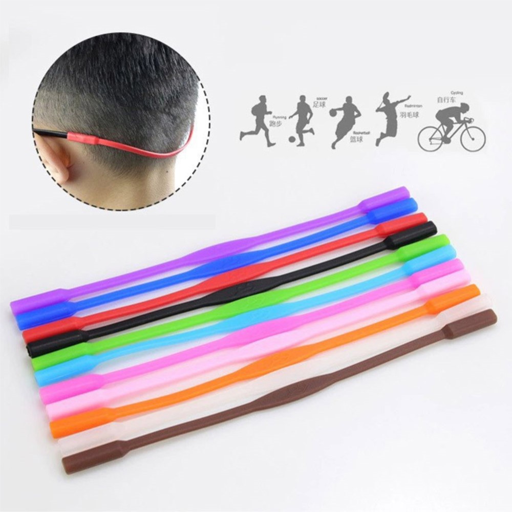 Sunglass Retainer Cord - 20 adet Çocuk Yetişkin Silikon Gözlük