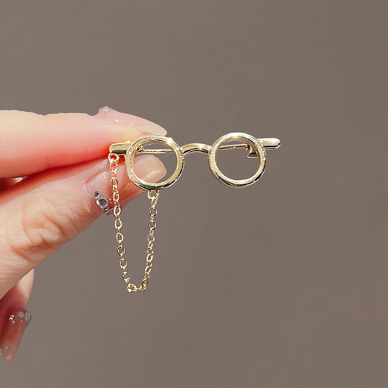 Sunglass Retainer Cord - Yaratıcı Gözlük Çerçevesi Metal Broşlar Güneş