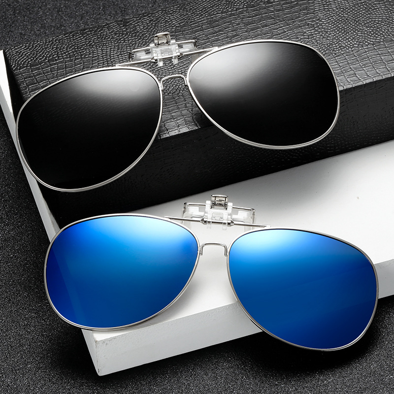 Sunglasses Aviator Polarized - Polarize güneş gözlüğü Lens klipsi gözlük