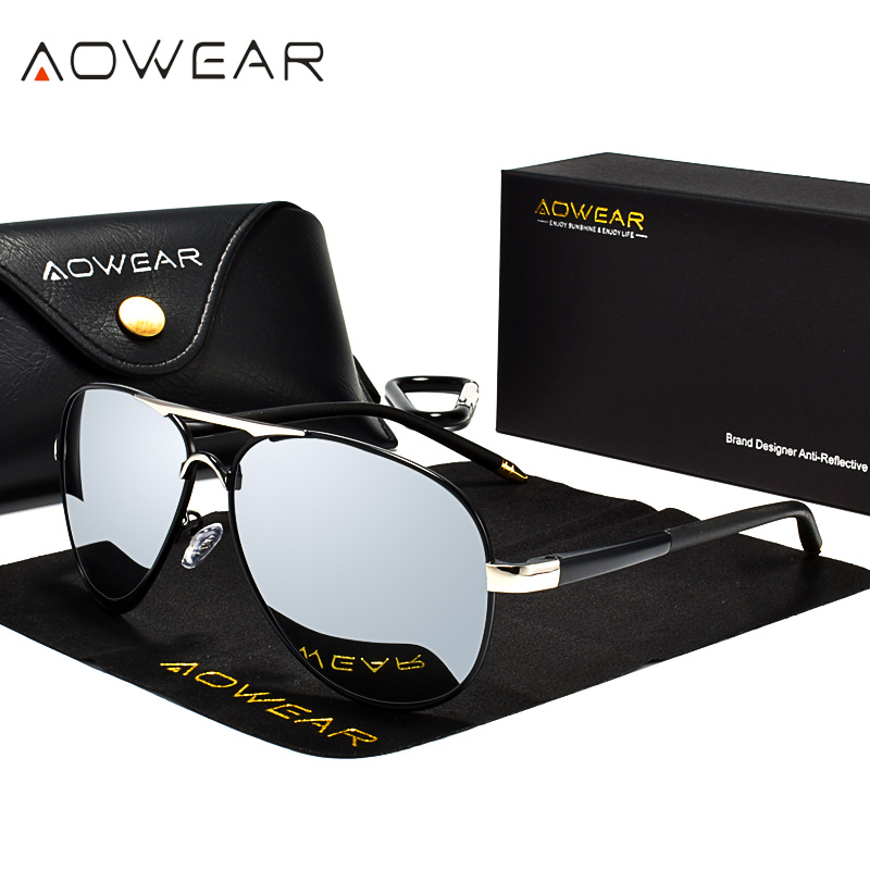 AOWEAR erkek Havacılık Güneş G - Sunglasses Aviator Polarized incelemesi ve fiyatı