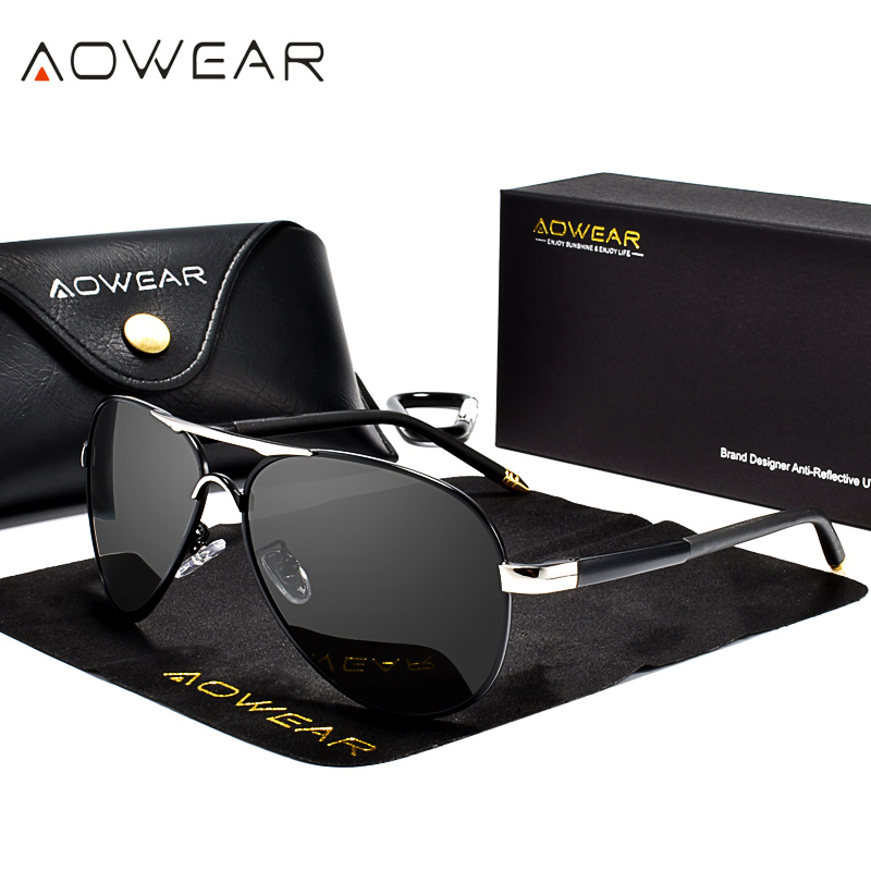 AOWEAR erkek Havacılık Güneş G - Sunglasses Aviator Polarized incelemesi ve fiyatı