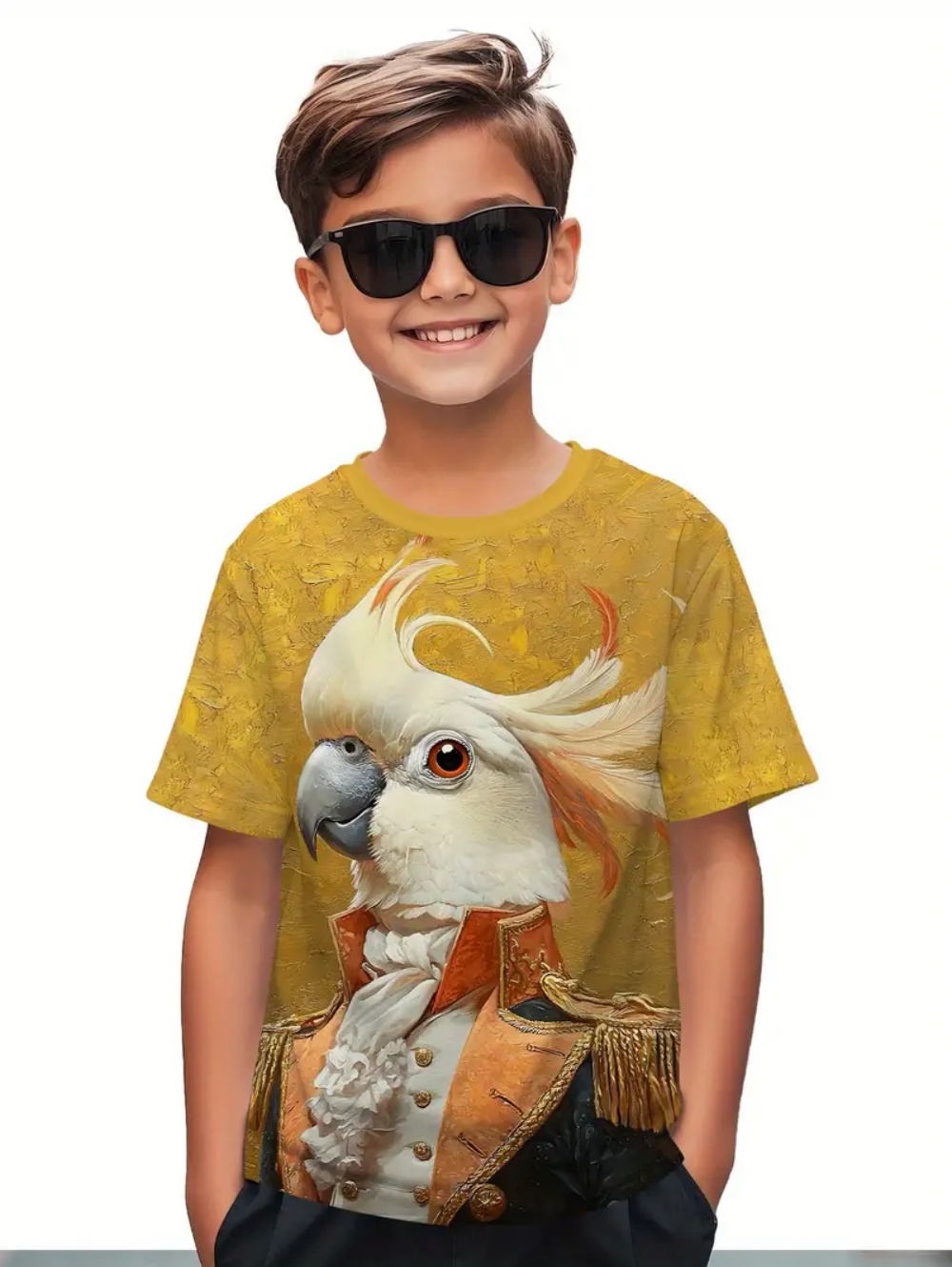 Çocuk Tropikal Amerika Papağan - Tee Graphic Print incelemesi ve fiyatı