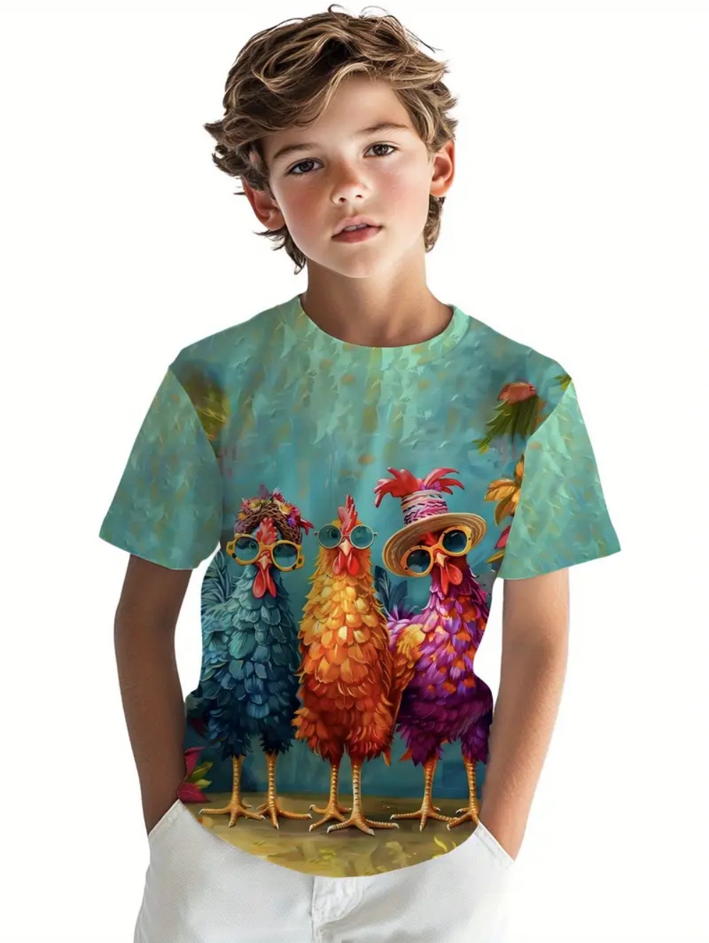 Çocuk Tropikal Amerika Papağan - Tee Graphic Print incelemesi ve fiyatı