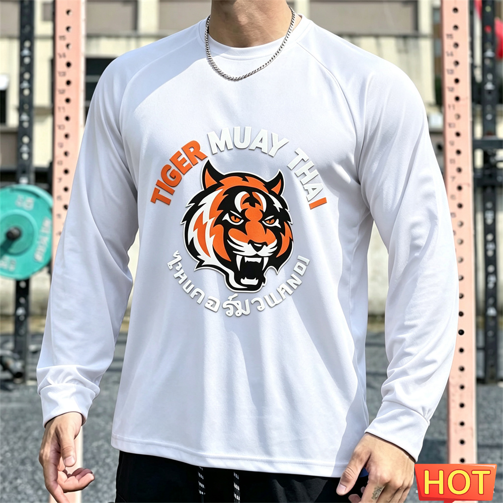 Muay Thai Erkek Uzun Kollu Tiş - Tee Graphic Print incelemesi ve fiyatı