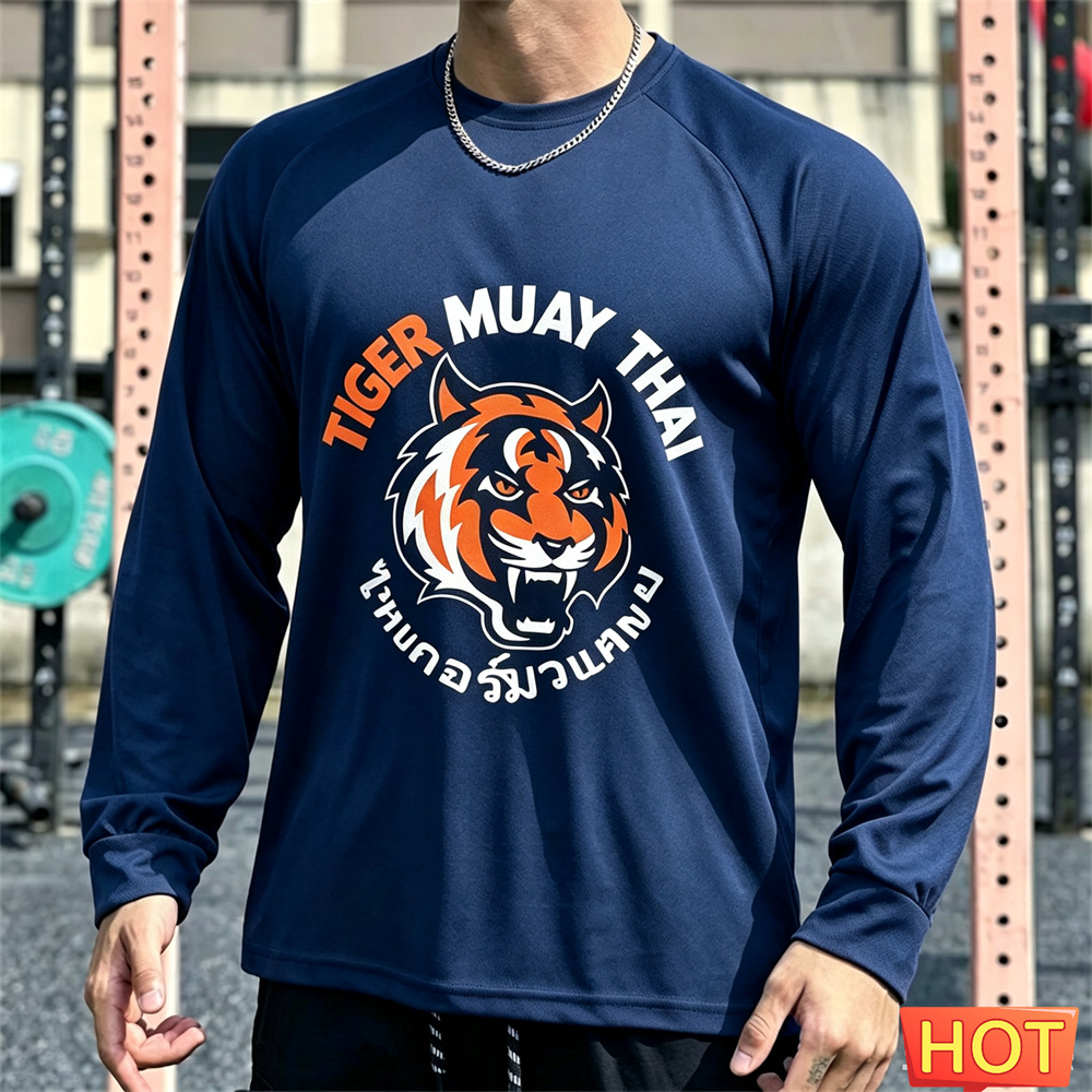 Muay Thai Erkek Uzun Kollu Tiş - Tee Graphic Print incelemesi ve fiyatı